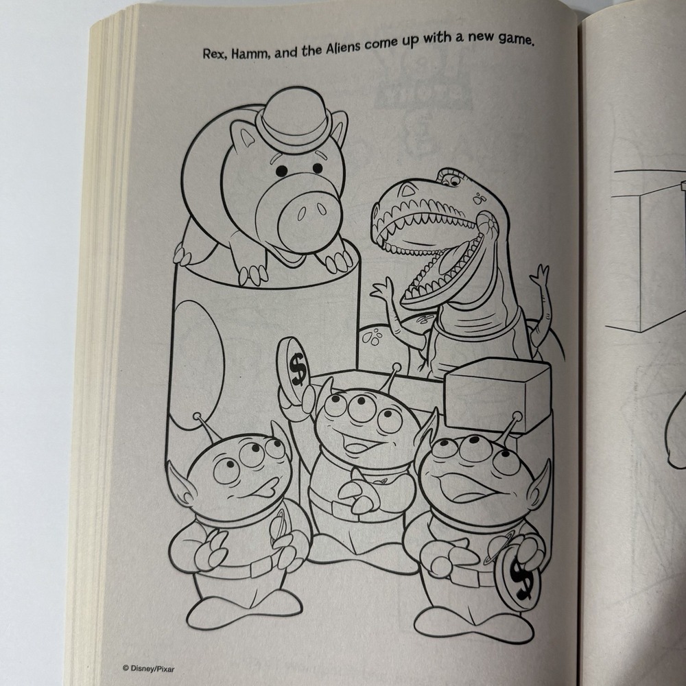 Disney‎ Toy Story 288 Coloring Activity And Coloring Pages Toy's Holiday Adven - Picture 9 of 14